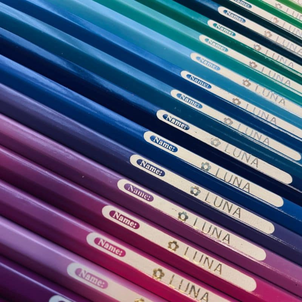 Personalized Faber-Castell Coloring Pencils Tin of 36 Hex Color Pencils