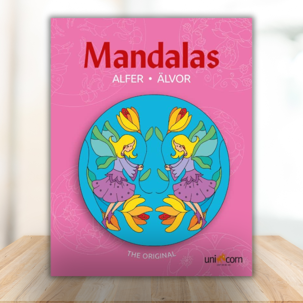 Mandalas Coloring Book with Elves for Ages 4+