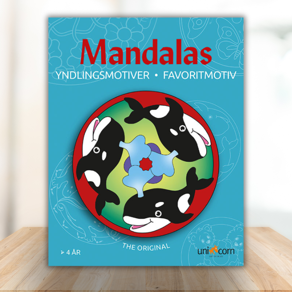 Child coloring with personalized jumbo pencils in The Favorite Motifs Mandalas Coloring Book, designed for ages 4+.