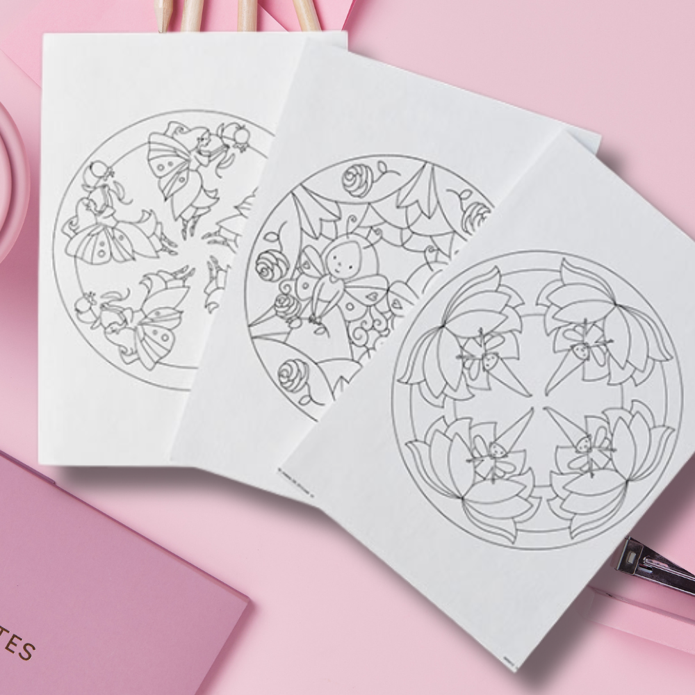 Best coloring books with elves in perfect Mandalas. Great for kids down to 4 years old