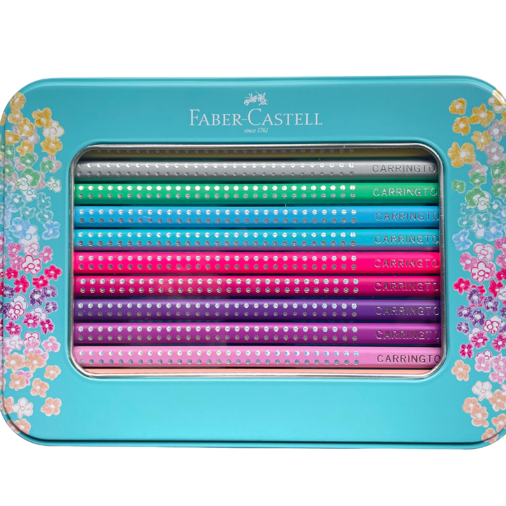 Personalized Faber-Castell Coloring Pencils Tin of 20 Sparkle Edition